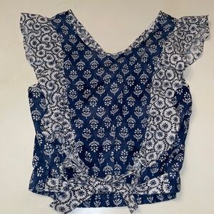 Maycoral blue and white top! Barely worn